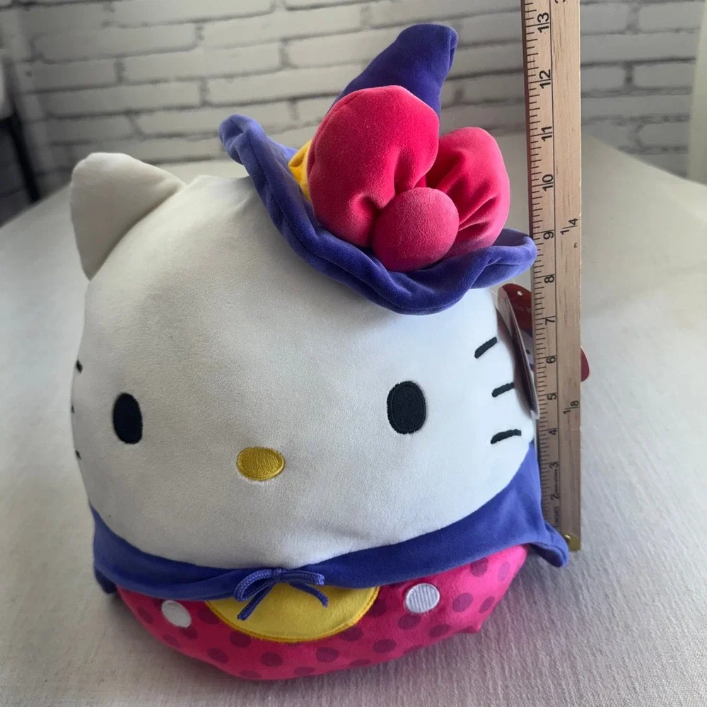 Hello Kitty Squishmallow 12 In Halloween Witch Plush Sanrio Jazwares Pink Purple